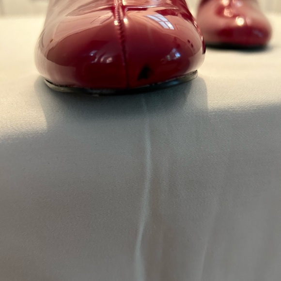 Red Boot With Side Zipper Forever 21 Size 8 - Picture 7 of 13